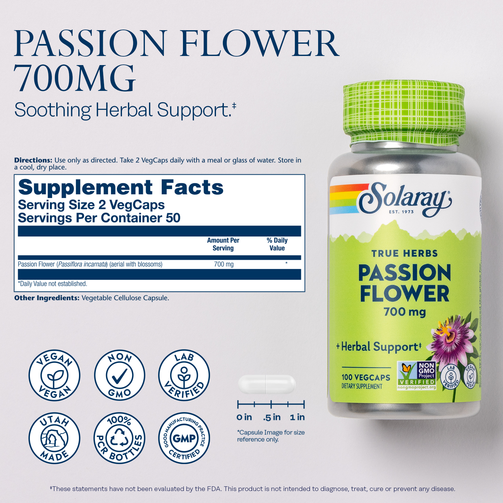 Passion Flower, 700 mg