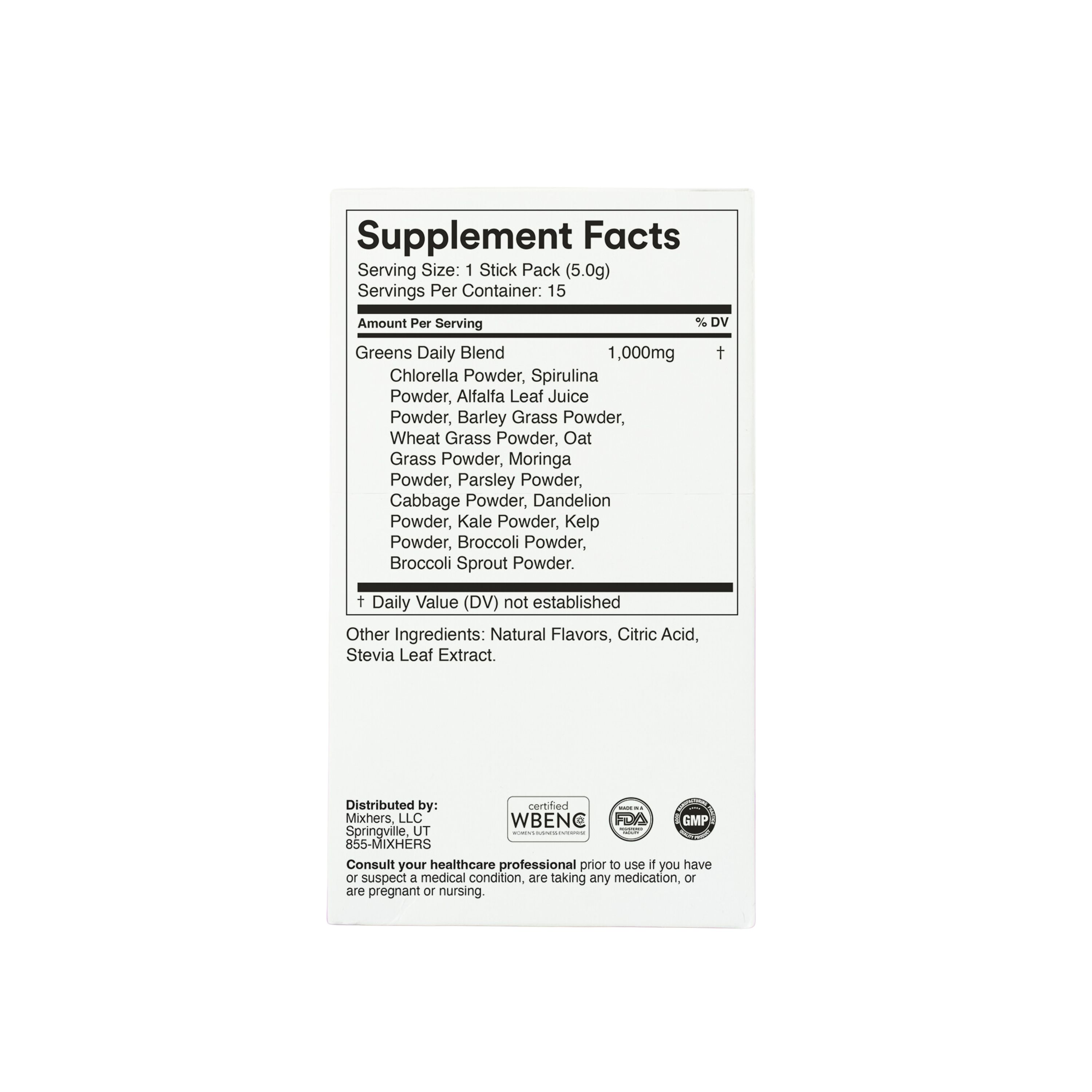 Superfood Greens Supplement Powder
