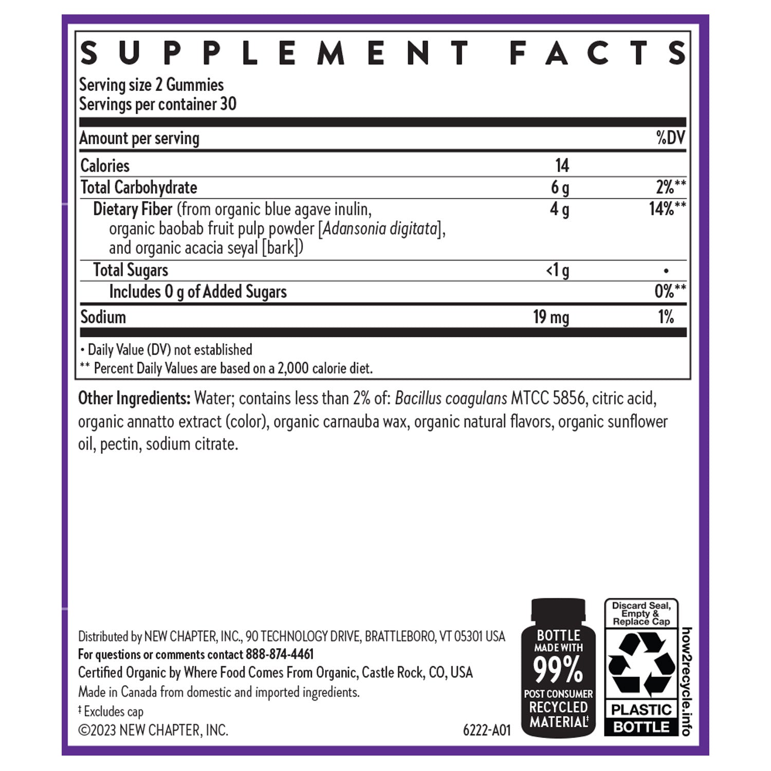 Organic Fiber Gummies