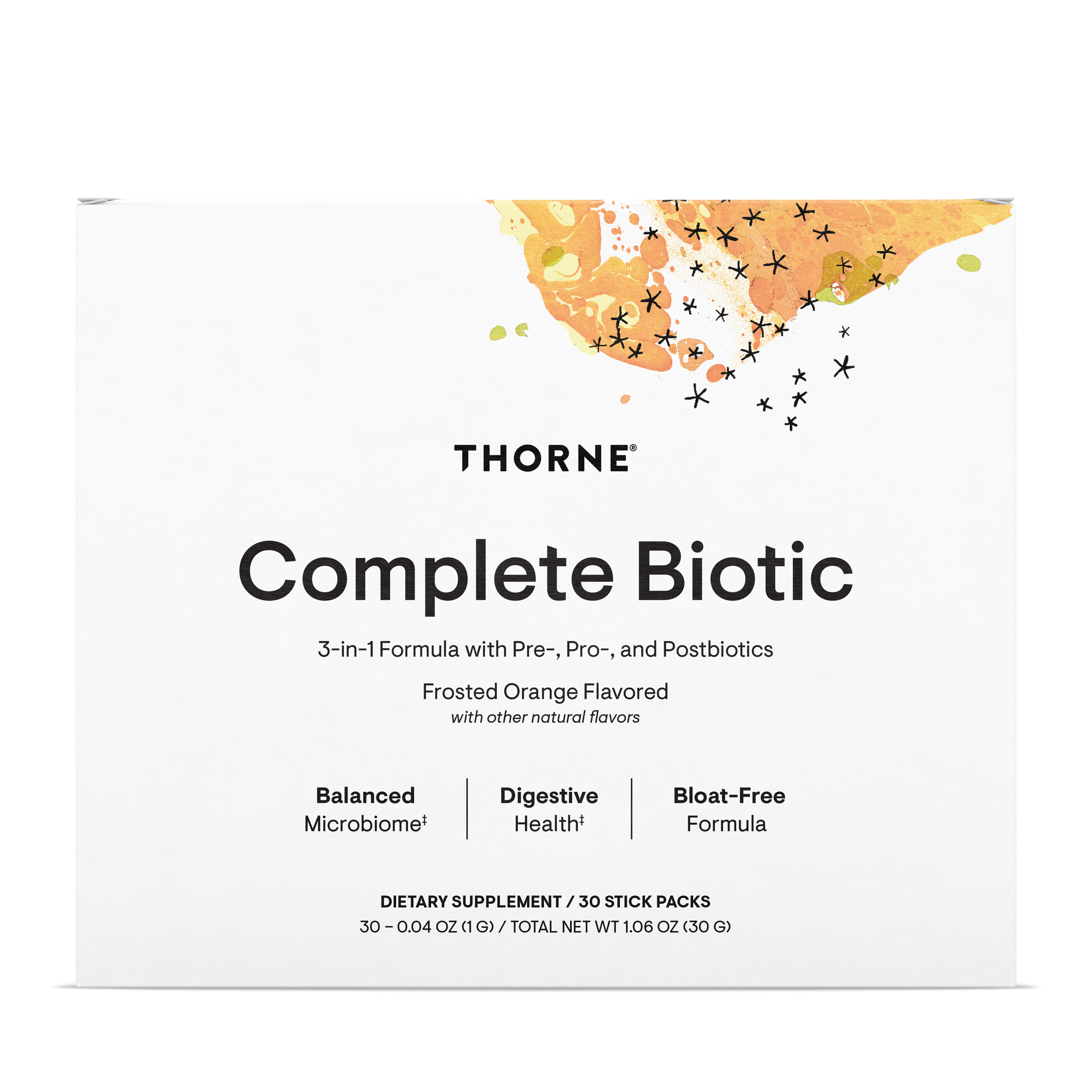 Complete Biotic Powder Packets, 3-in-1 Formula