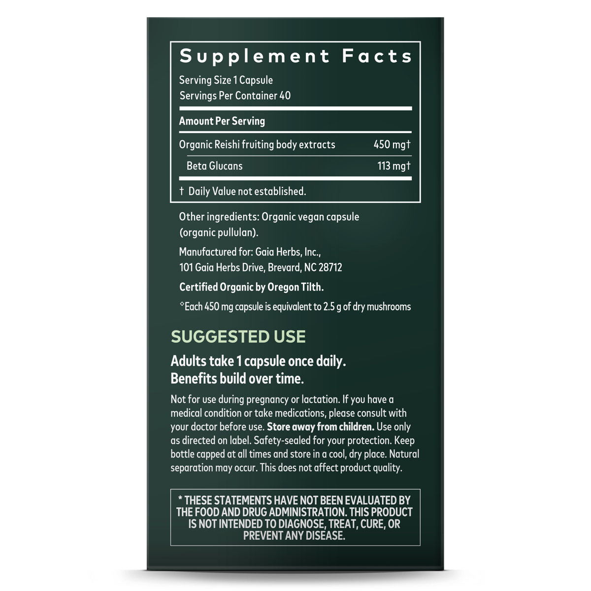 Reishi Mushroom - For Immune & Heart Support