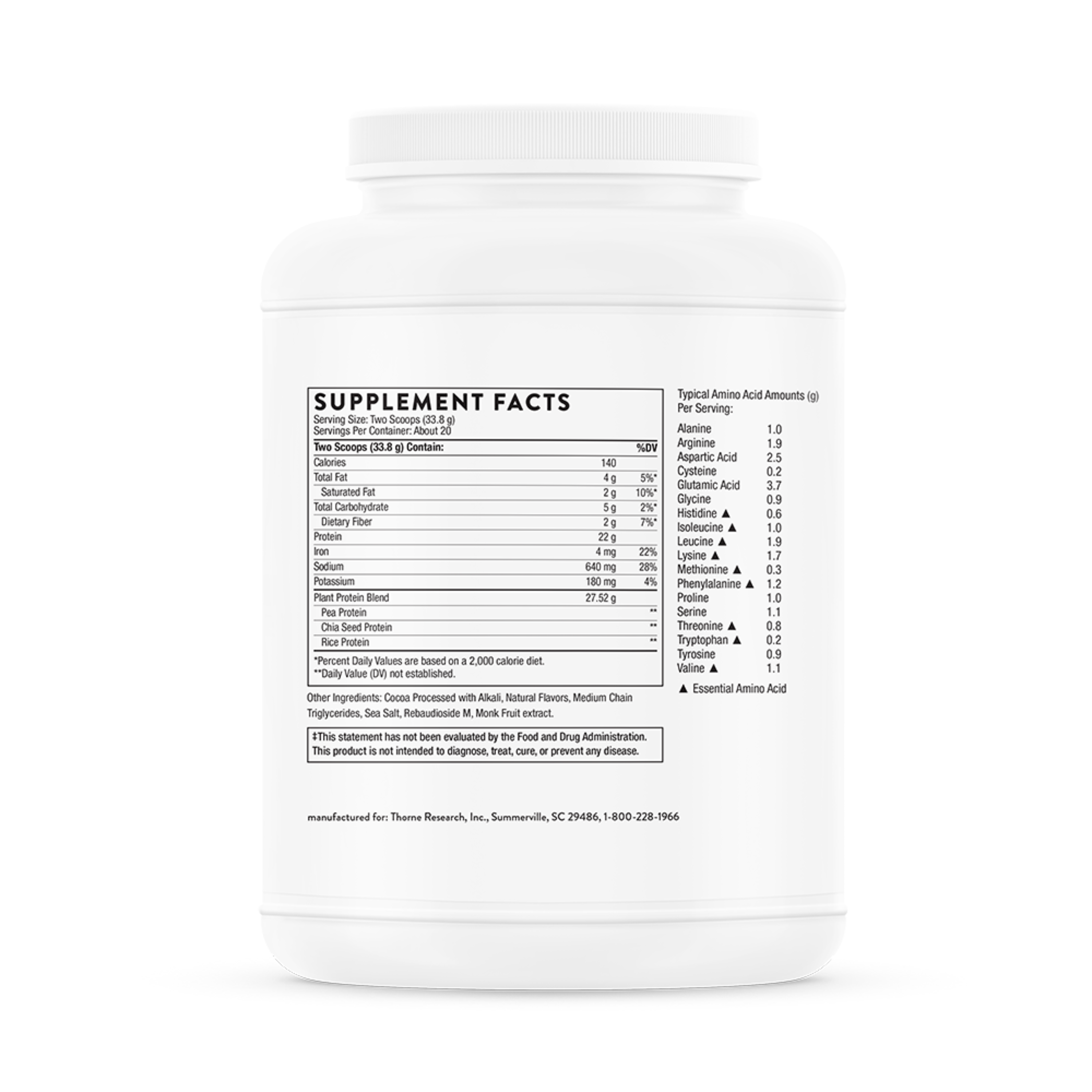 Plant Protein Powder - Dairy Free