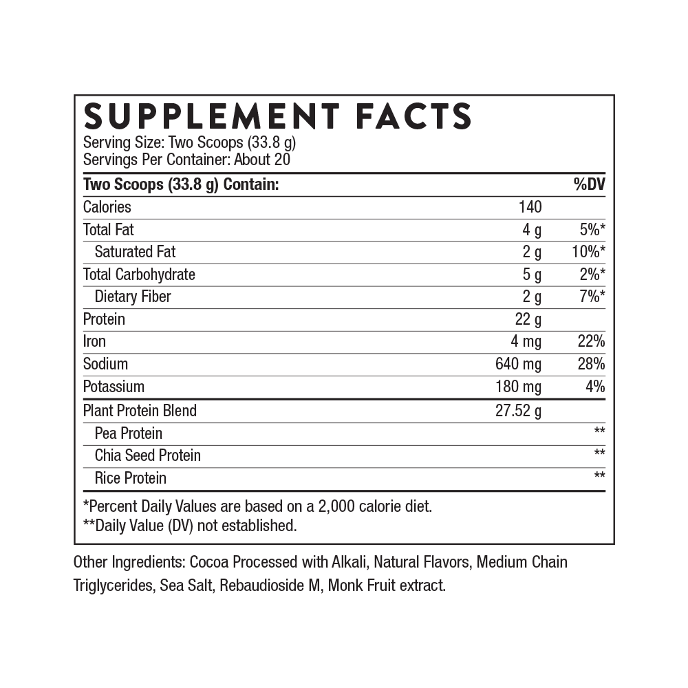 Plant Protein Powder - Dairy Free