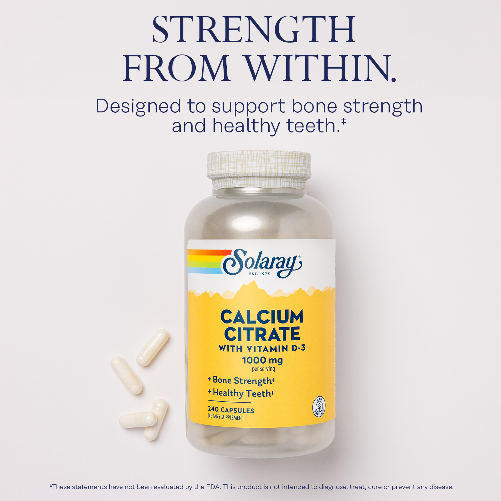 Calcium Citrate with Vitamin D3, 1000 mg