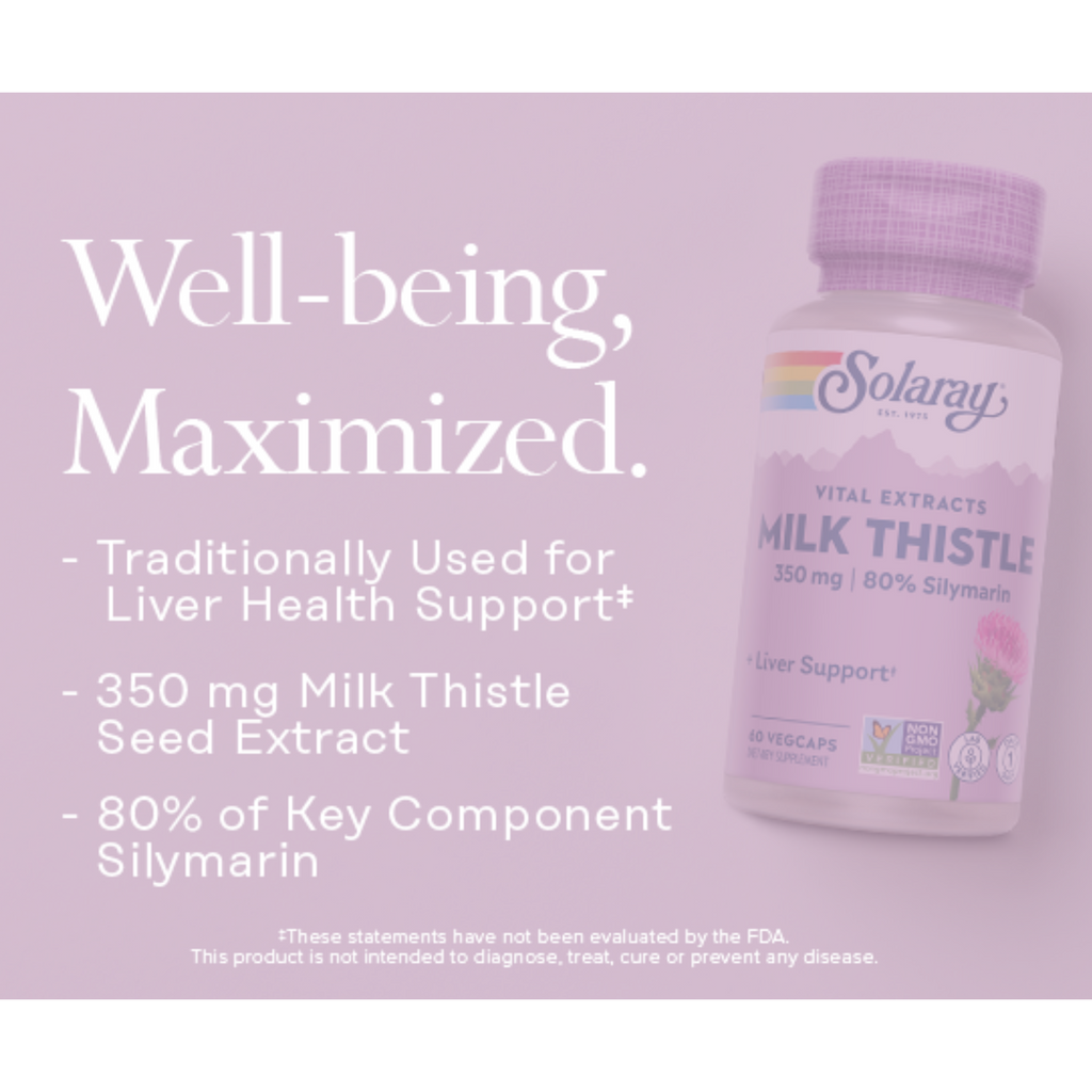 Vital Extracts Milk Thistle, 350 mg