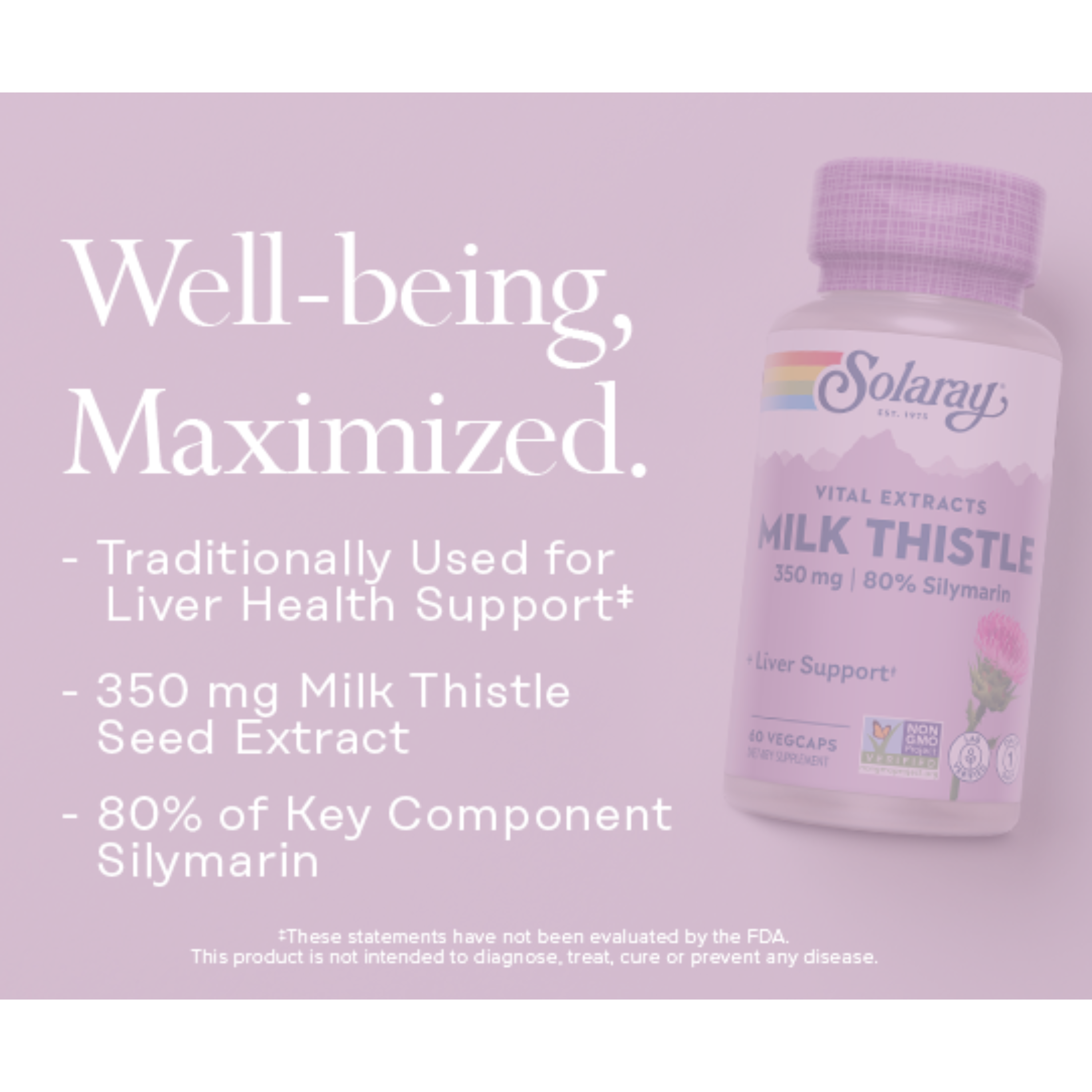 Vital Extracts Milk Thistle, 350 mg