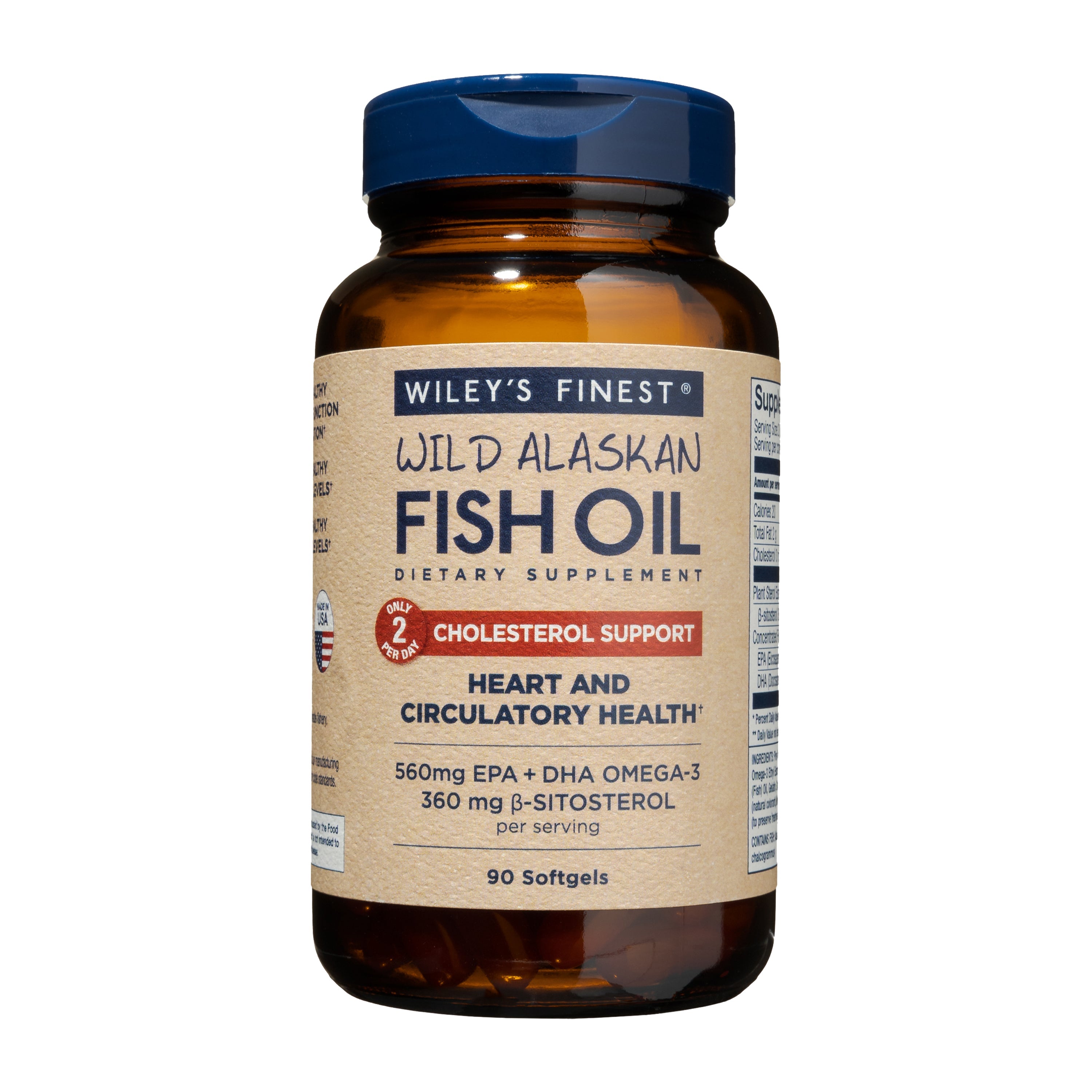 Wild Alaskan Fish Oil - Cholesterol Support