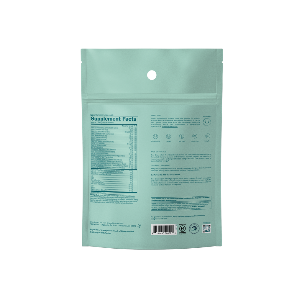 Daily Men’s 50+ Multivitamin Tablets - Refill Pouch