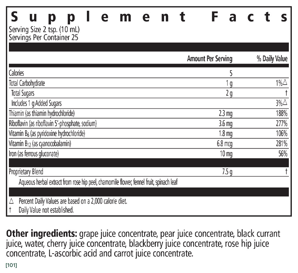 Floravital® Iron & Herbs Yeast-Free