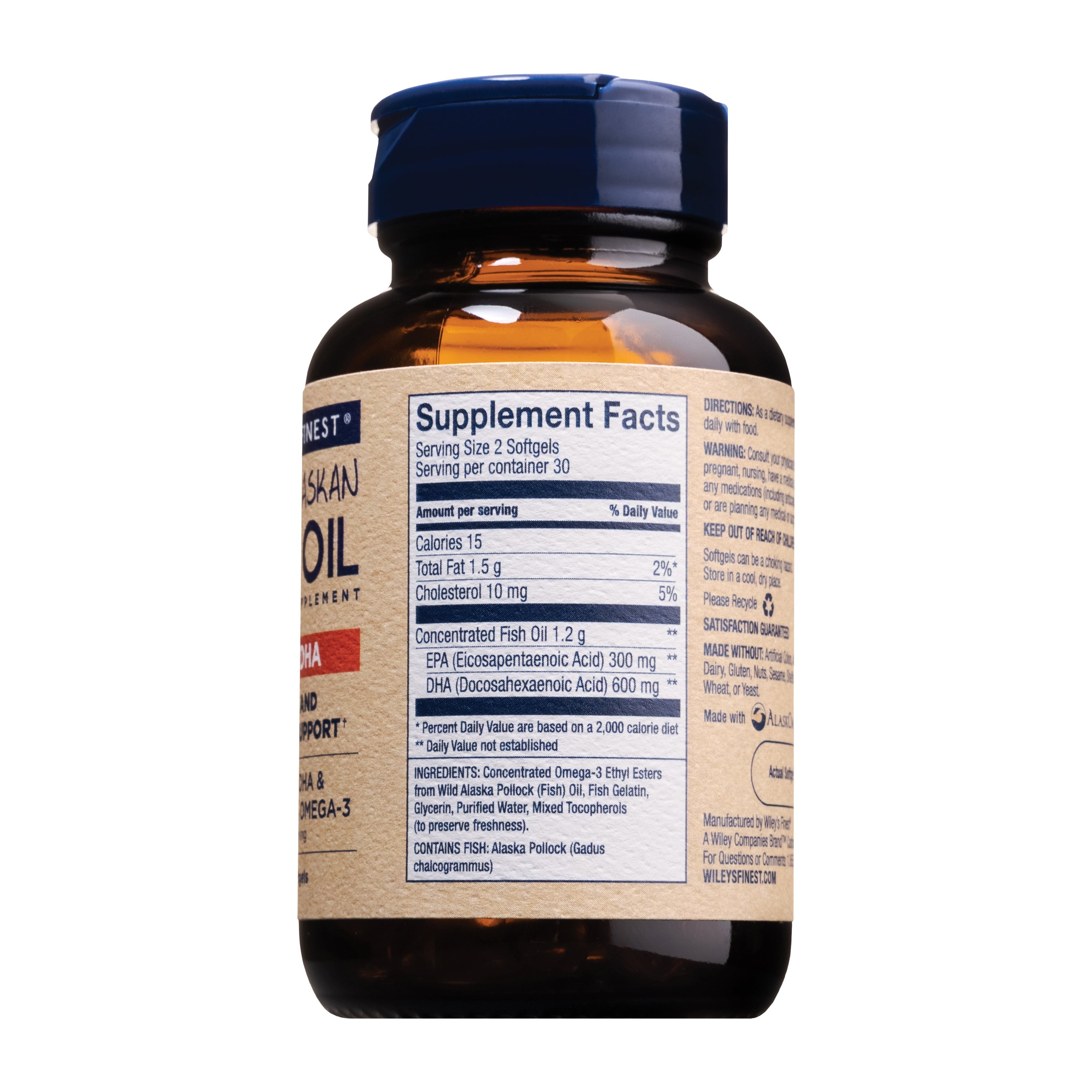 Wild Alaskan Fish Oil - Peak DHA