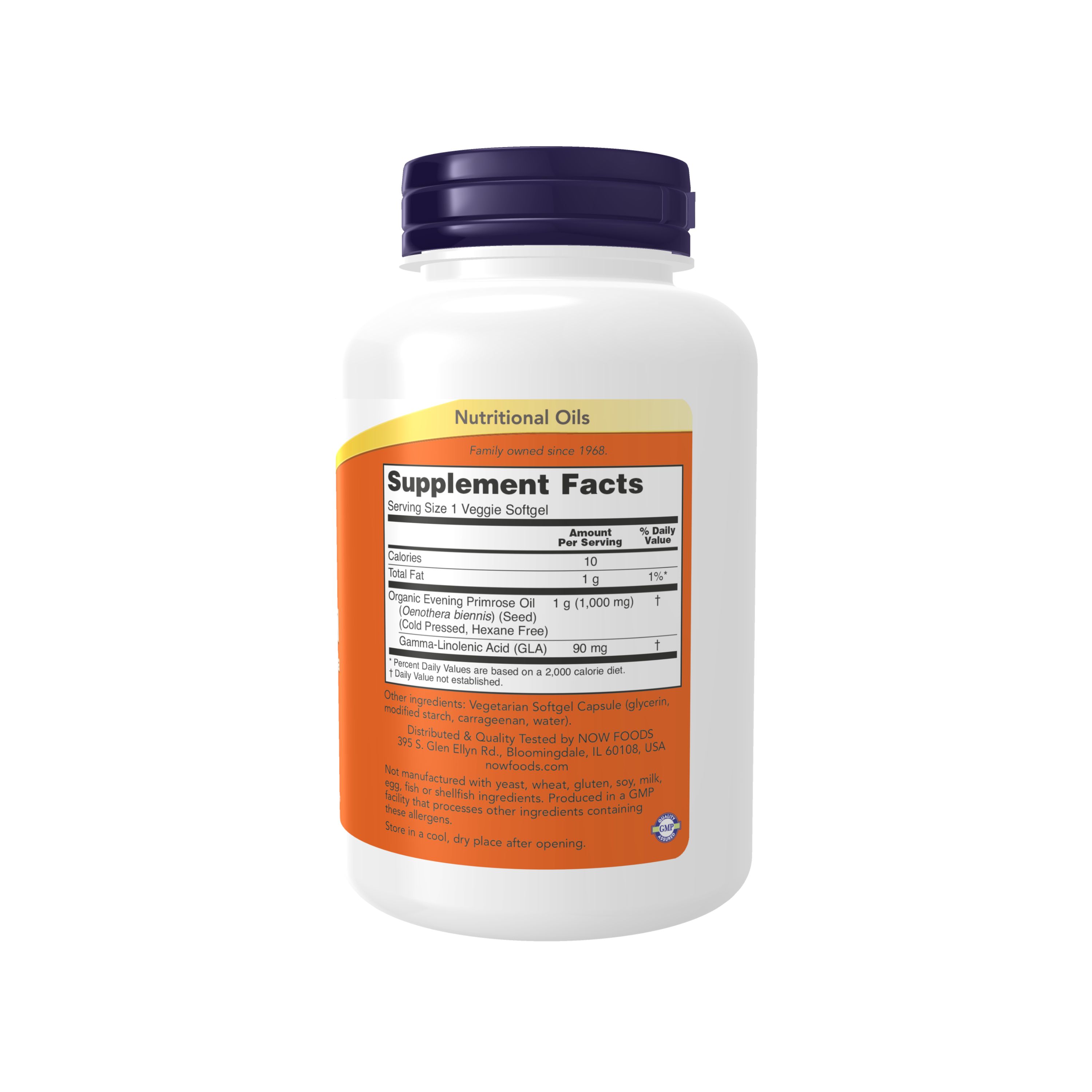 Evening Prim Oil Vegan Formula 1000mg - For Women's Health