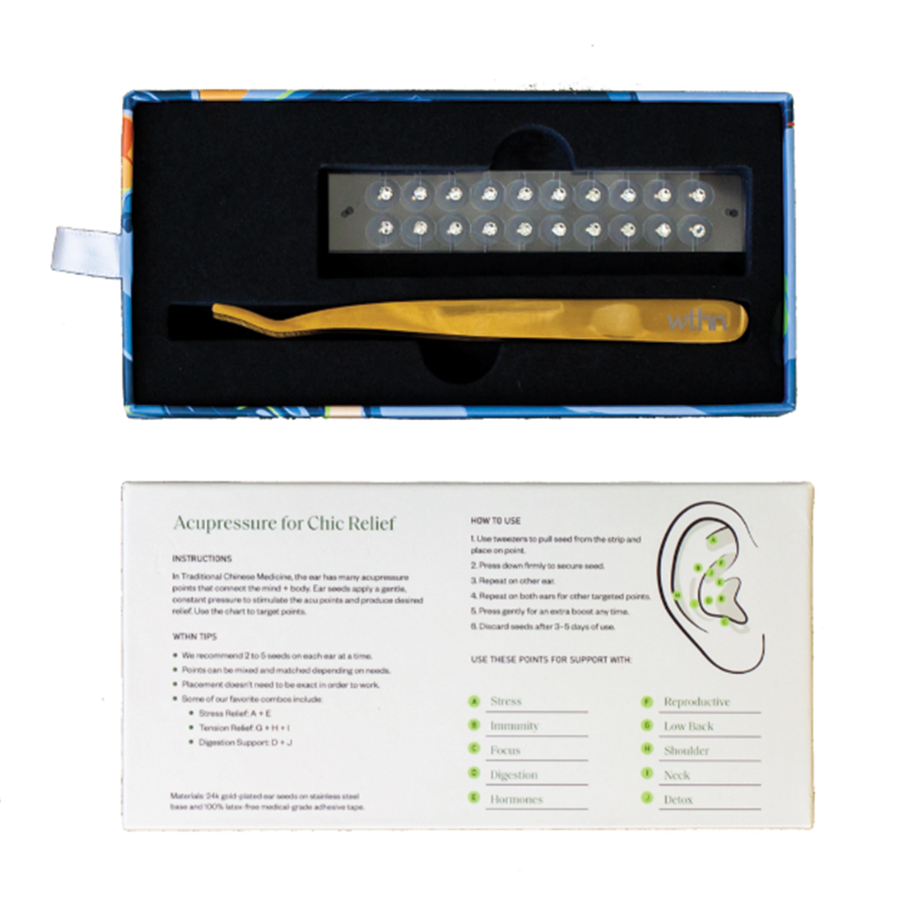 Acupressure Crystal Ear Seed Kit