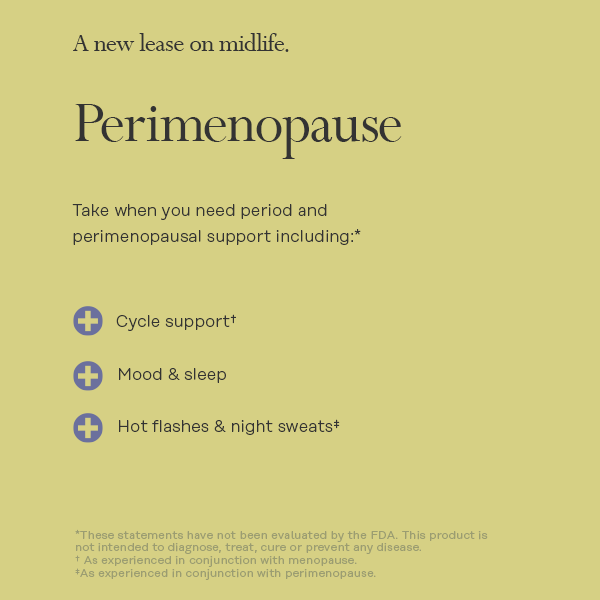 her life Stages™ Perimenopause