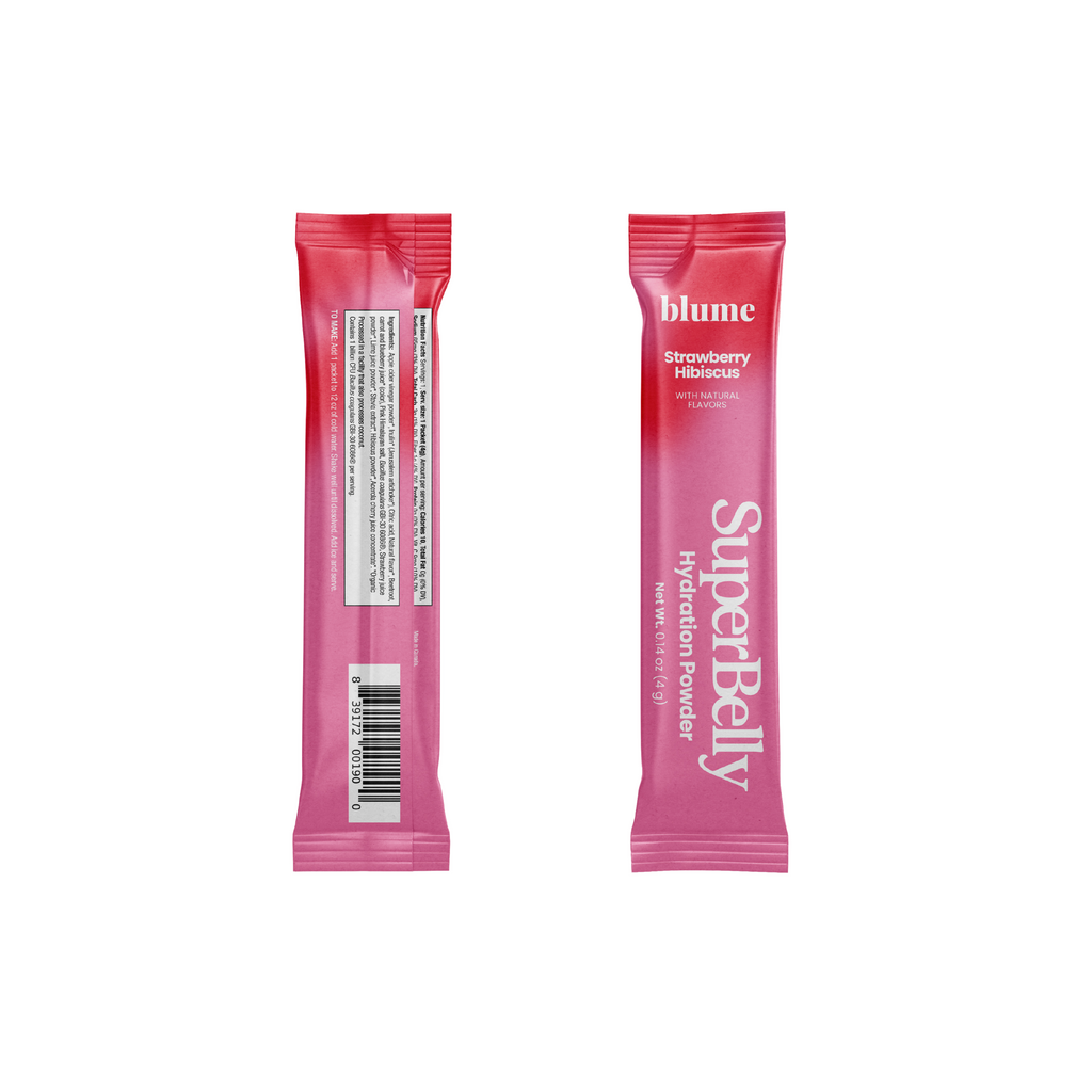 SuperBelly Gut-Building Hydration Drink Mix Powder Packets