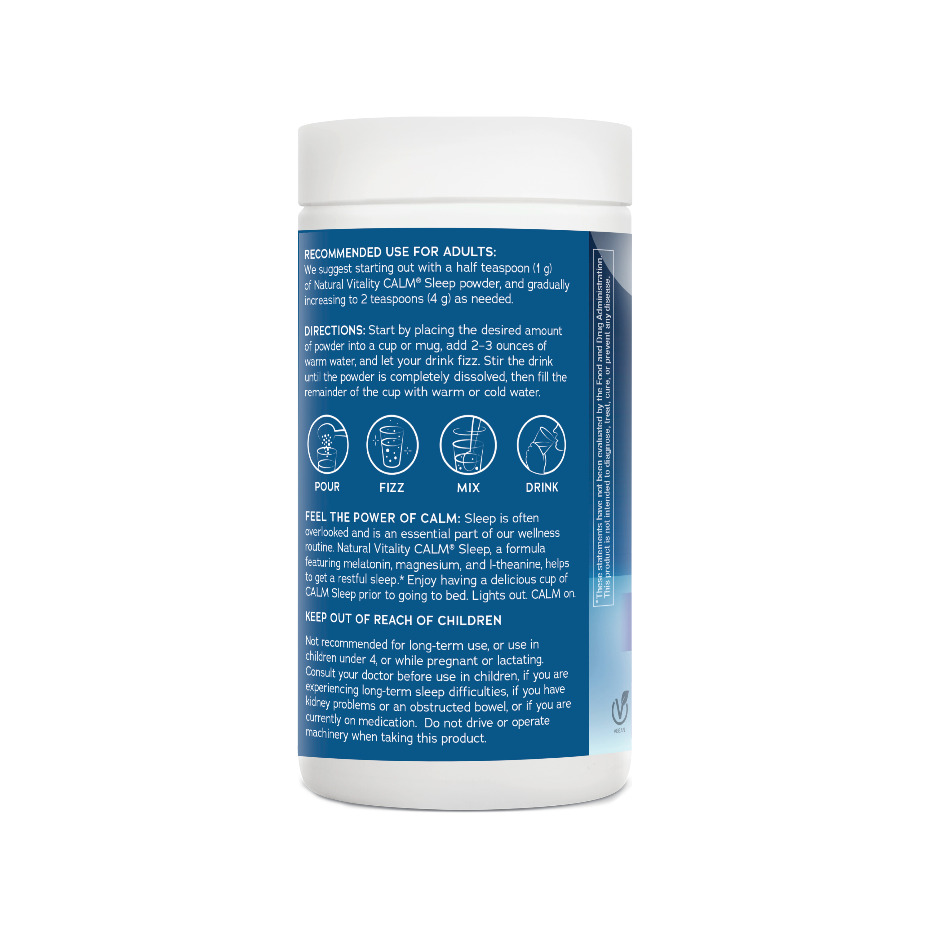 CALM SLEEP Magnesium Supplement Drink Mix