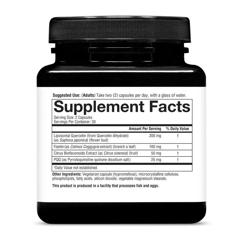 Liposomal Quercetin + Fisetin Capsules