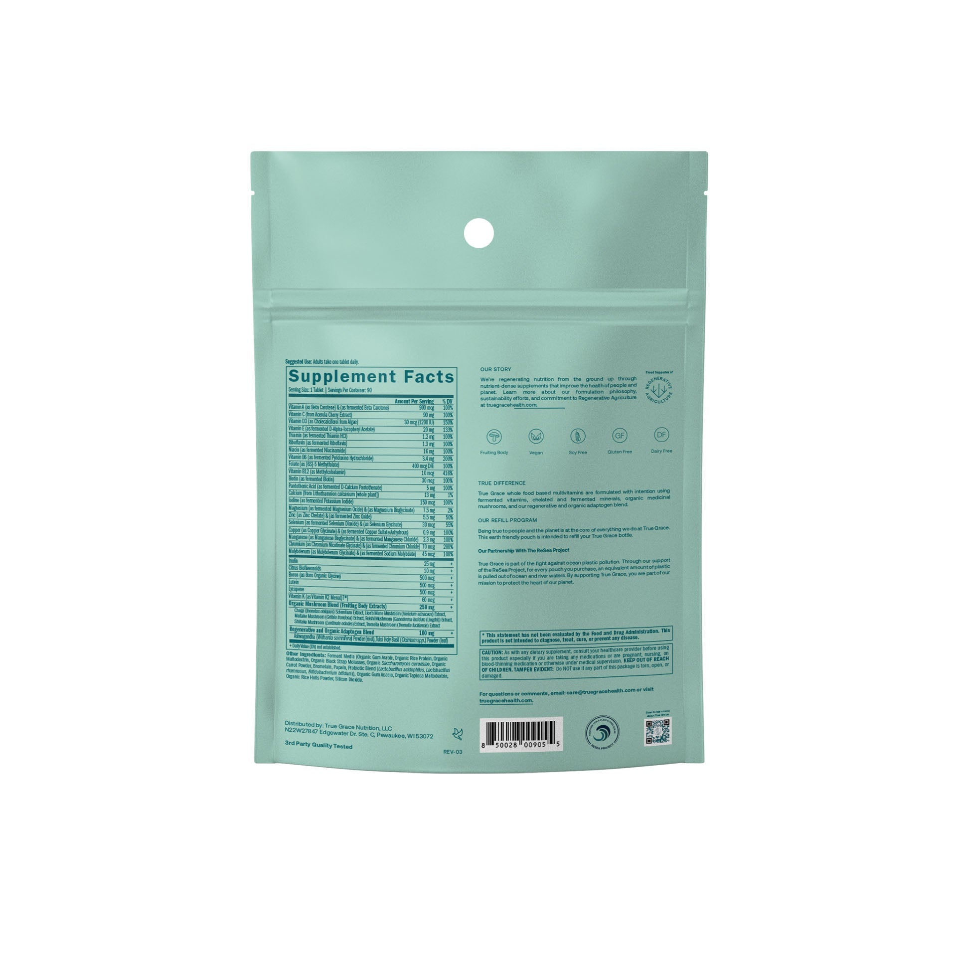 One Daily Women's 40+ Multivitamin - Refill Pouch